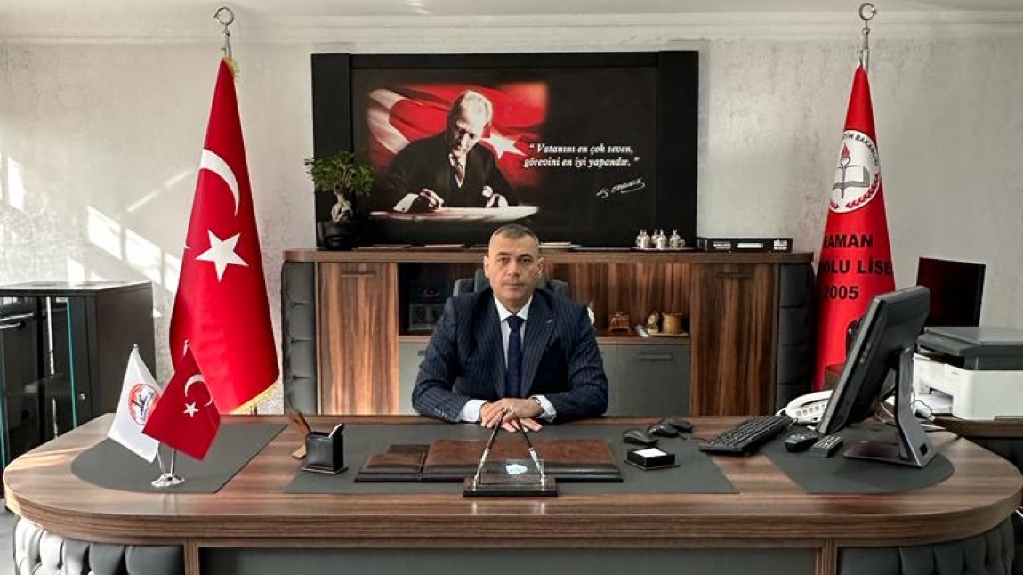 Yeni okul müdürümüz Abdulbaki GÜMÜŞ 01.08.2023 tarihinde görevine başlamıştır